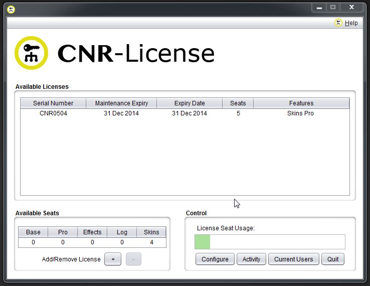 CNR Network License Server